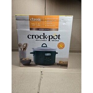 Ceramic Crock-Pot Slower Cooker 4.5qt. ( Ponderosa Green)